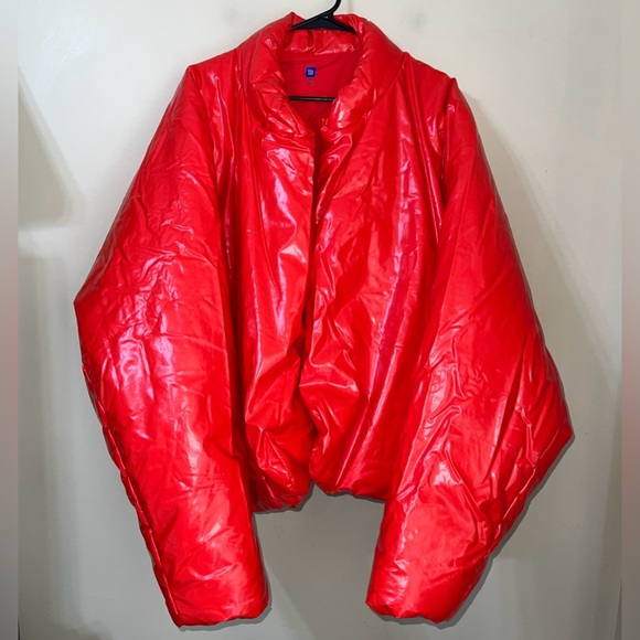 Yeezy X Gap YZY Red Round Jacket Puffer - Picture 2 of 6